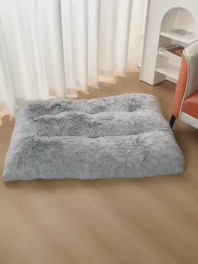 Dog Bed Mats Washable Large Dog Sofa Bed Portable Pet Kennel Long Plush House  Sleep Protector Product Dog Bed