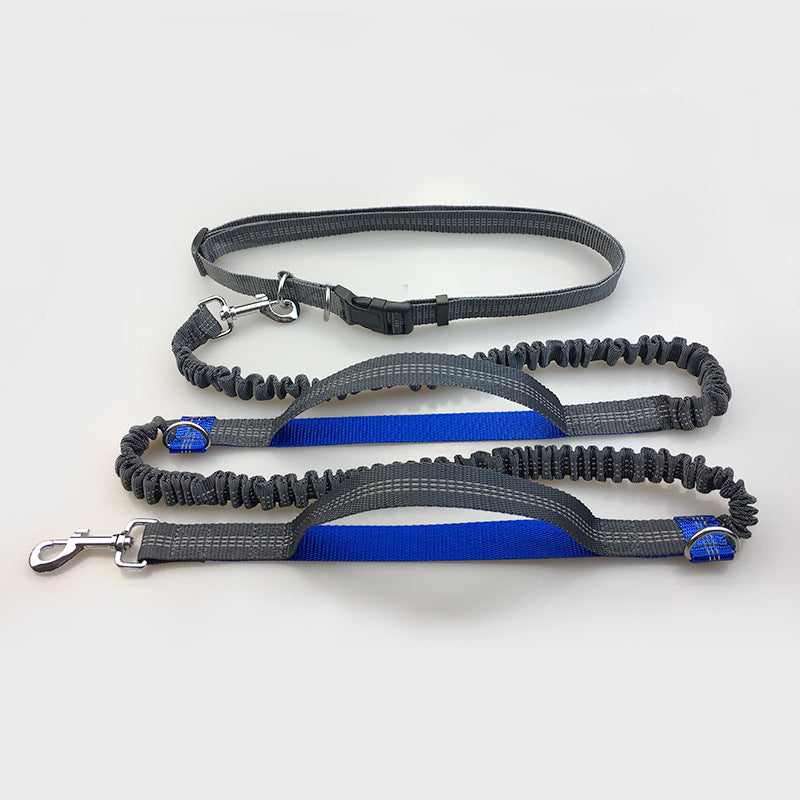 multi-function running reflective pull dog